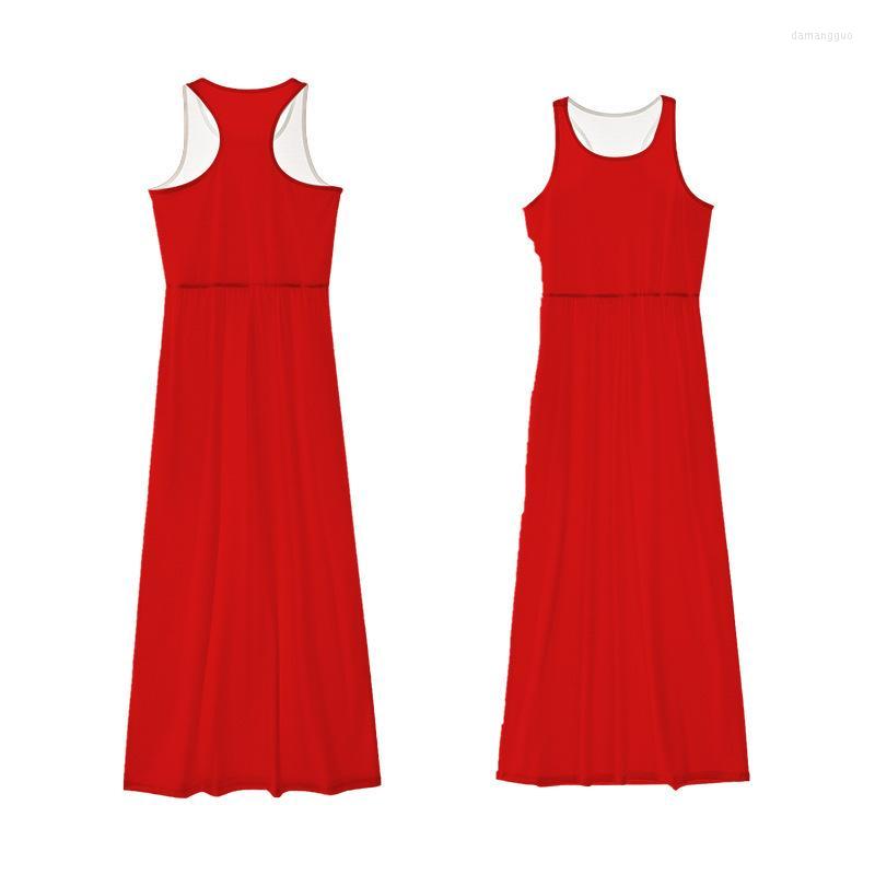 Casual Dresses Summer Elegant Sexy Beach Long Dress Women 2022 Fashion 3D Sleeveless O-neck Ladies Loose Party Vestidos
Casual Dresses Summer Elegant Sexy Beach Long Dress Women 2022 Fashion 3D Sleeveless O-neck Ladies Loose Party Vestidos