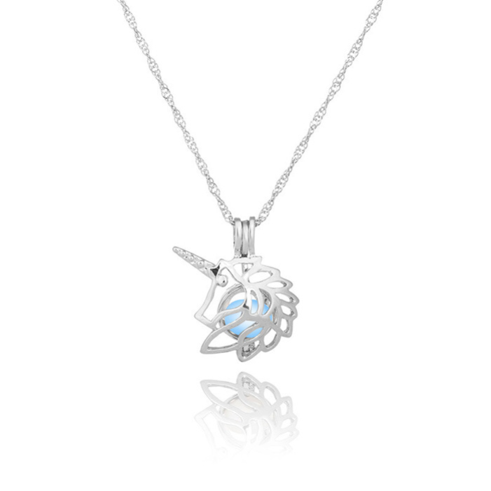 UPDATE Luminous Locket Unicorn Necklace Animal Pendant Glow In The Dark Necklaces locket for Women Children Fashion Jewelry
UPDATE Luminous Locket Unicorn Necklace Animal Pendant Glow In The Dark Necklaces locket for Women Children Fashion Jewelry