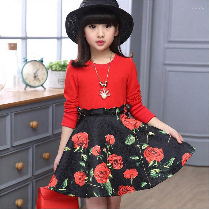 Girl Dresses Dress Fashion Floral Pattern For Girls Patchwork Kids Party Autumn Children Clothes 4 6 8 10 12 Years, Red
Girl Dresses Dress Fashion Floral Pattern For Girls Patchwork Kids Party Autumn Children Clothes 4 6 8 10 12 Years, Red