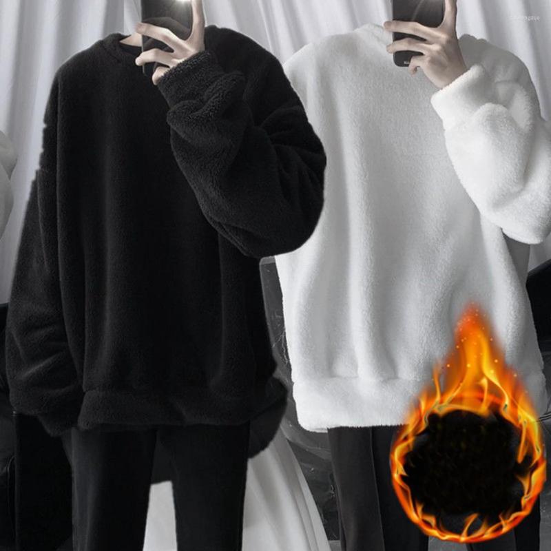 Men's Hoodies Trendy Men Sweatshirt Loose Fluffy Top All Match Simple For School, Black
Men's Hoodies Trendy Men Sweatshirt Loose Fluffy Top All Match Simple For School, Black