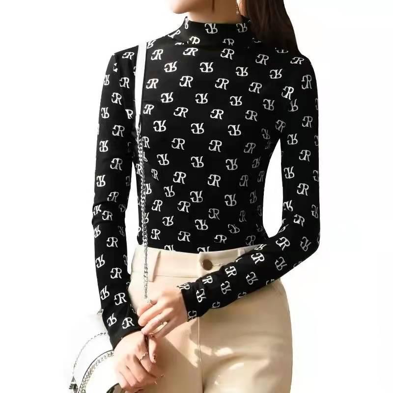 Women' Blouses & Shirts Spring Autumn Fashion Women Shirt Pullovers SLIM O-Neck Turtleneck England Style Casual RG Printing Tops Long Sleev
Women' Blouses & Shirts Spring Autumn Fashion Women Shirt Pullovers SLIM O-Neck Turtleneck England Style Casual RG Printing Tops Long Sleev