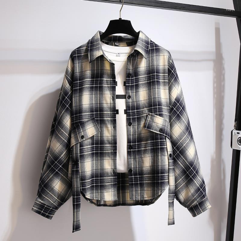 Women's Blouses Plaided Women's Spring Autumn Shirt Loose 2022 Long Batwing Sleeve Shirts Tops Female Casual Tunic Top For Ladies, Red plaid
Women's Blouses Plaided Women's Spring Autumn Shirt Loose 2022 Long Batwing Sleeve Shirts Tops Female Casual Tunic Top For Ladies, Red plaid
