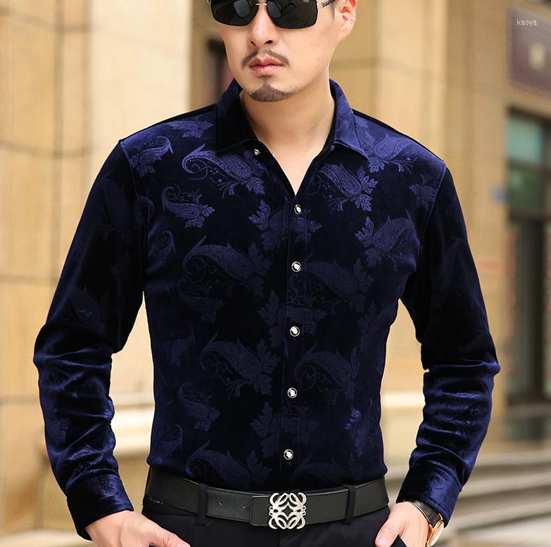 Men's Casual Shirts Mens Fashion Silk Spring Autumn Classical Formal Printing Velvet Shirt Business Slim Fit Flower Pattern, Black
Men's Casual Shirts Mens Fashion Silk Spring Autumn Classical Formal Printing Velvet Shirt Business Slim Fit Flower Pattern, Black