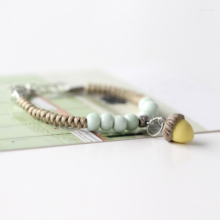 Link Bracelets 10pcs/lot Small Fresh Fashionable Handmade Echinacea Bracelet Ceramics First Ornaments Literary And Artistic Temperament
Link Bracelets 10pcs/lot Small Fresh Fashionable Handmade Echinacea Bracelet Ceramics First Ornaments Literary And Artistic Temperament