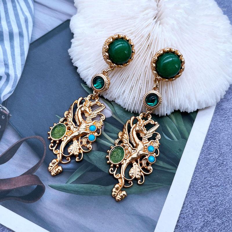 Stud Earrings Green Long Big Party Jewelry For Women's Gifts Modern Accessories
Stud Earrings Green Long Big Party Jewelry For Women's Gifts Modern Accessories