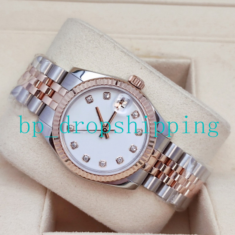 Classic Women watch 31mm fluted Bezel White dial Mechanical Stainless Steel Jubilee strap Automatic Movement sapphire glass female wristwatch, Add box
Classic Women watch 31mm fluted Bezel White dial Mechanical Stainless Steel Jubilee strap Automatic Movement sapphire glass female wristwatch, Add box
