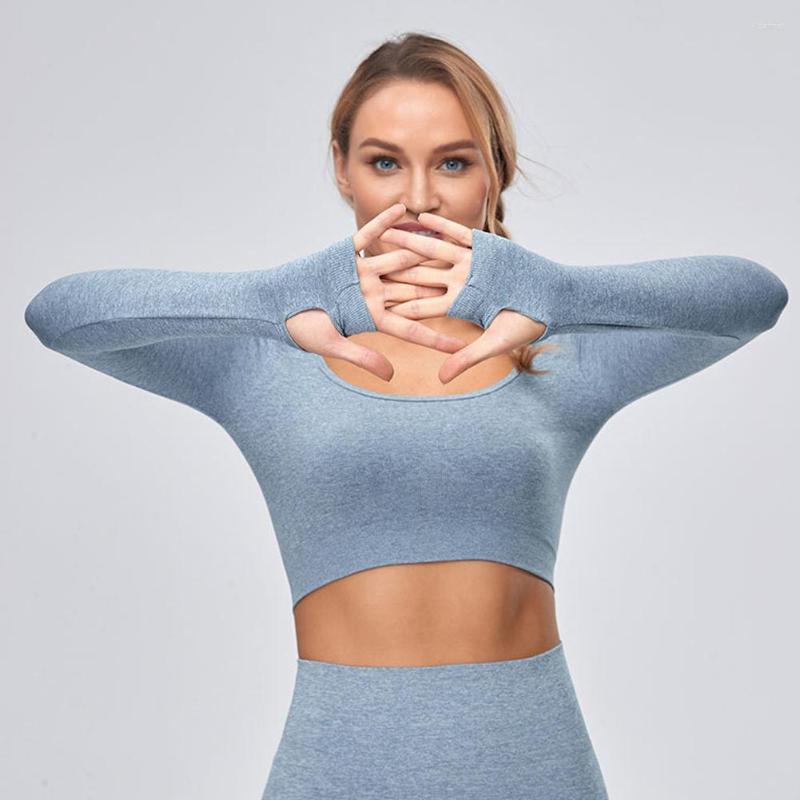 Active Sets Women Sportswear Yoga Set 6Color Gym Clothing Tracksuit Long Sleeve Crop Top High Waist Seamless Legging For Fitness Sports Suit, Yellow
Active Sets Women Sportswear Yoga Set 6Color Gym Clothing Tracksuit Long Sleeve Crop Top High Waist Seamless Legging For Fitness Sports Suit, Yellow