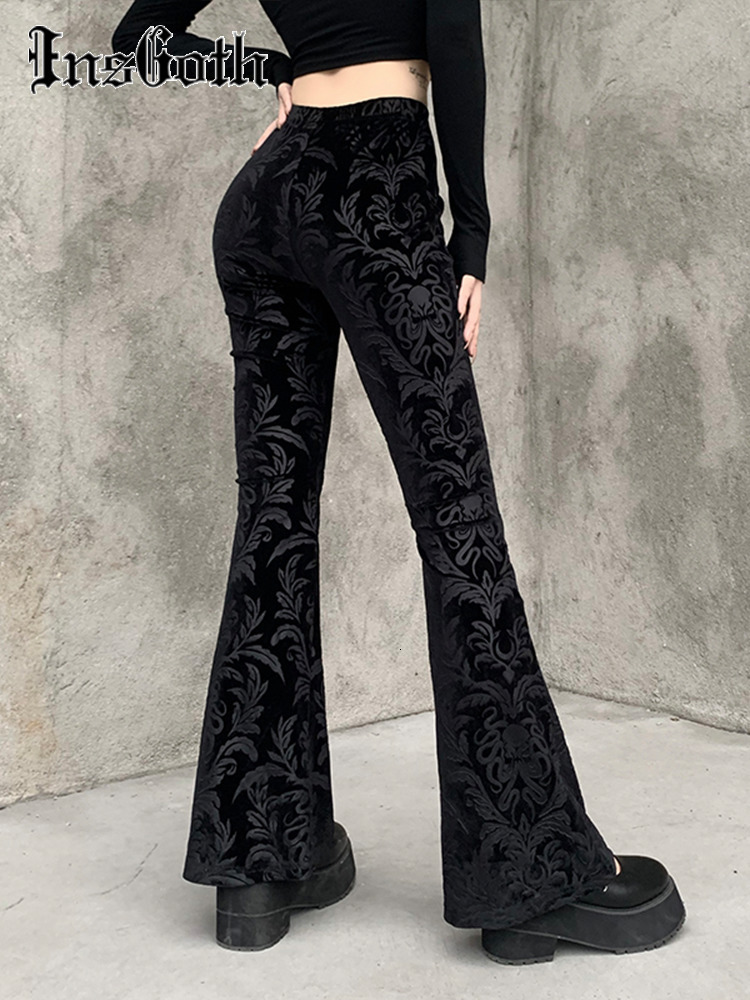 Women' Pants Capris InsGoth Retro Gothic Print Black Goth Harajuku High Waist Flared Aesthetic Punk Women Trousers 221207, Red
Women' Pants Capris InsGoth Retro Gothic Print Black Goth Harajuku High Waist Flared Aesthetic Punk Women Trousers 221207, Red