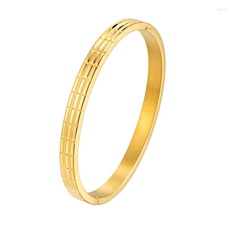 Bangle Wholesale High Quality Unique Design Stereo Line Rectangle Stainless Steel Bracelet Ladies Love Fashion Jewelry Gift
Bangle Wholesale High Quality Unique Design Stereo Line Rectangle Stainless Steel Bracelet Ladies Love Fashion Jewelry Gift