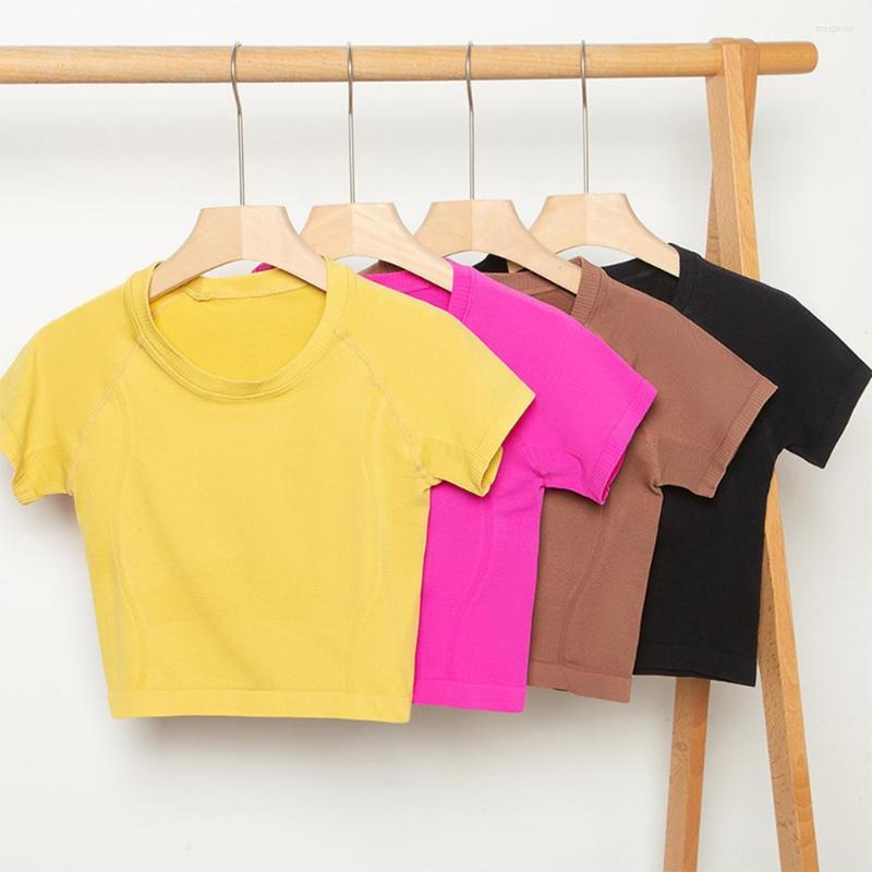 Active Shirts Women's Sports T-shirt 2022 Solid Fitness Quick Dry Summer Short Sleeve Slim Fit Yoga Clothes Breathable Running Wear, Spring yellow
Active Shirts Women's Sports T-shirt 2022 Solid Fitness Quick Dry Summer Short Sleeve Slim Fit Yoga Clothes Breathable Running Wear, Spring yellow