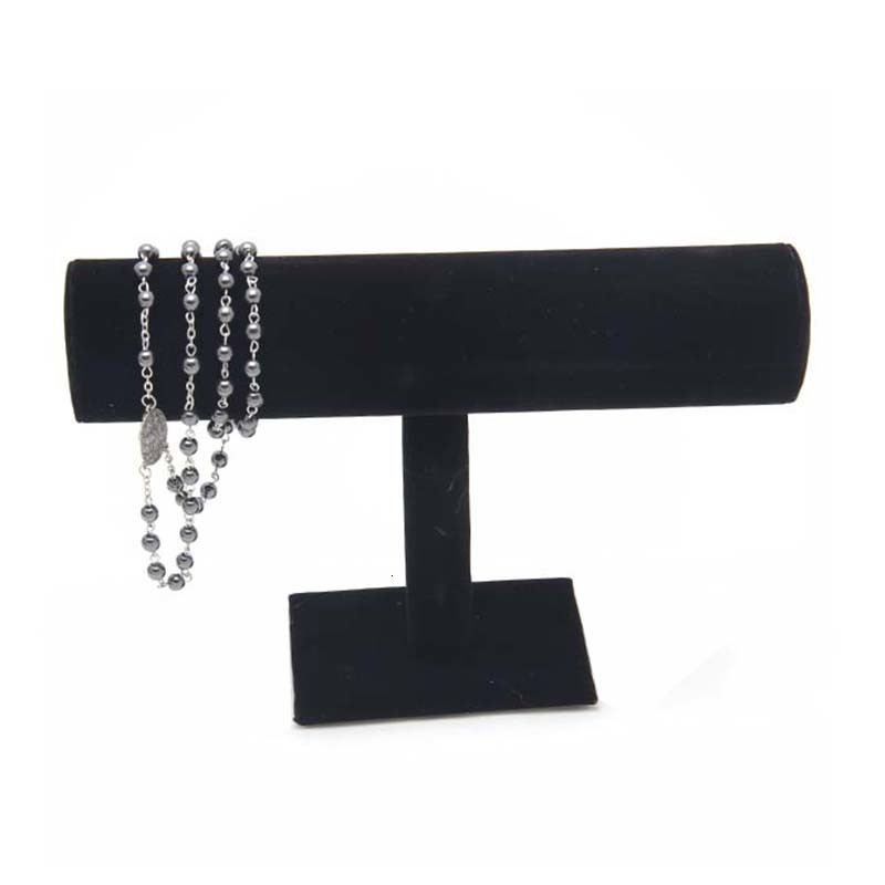 Jewelry Boxes Black Velvet Bracelet Chain Watch T Bar Rack Hard Display Stand Holder Organizer 221208
Jewelry Boxes Black Velvet Bracelet Chain Watch T Bar Rack Hard Display Stand Holder Organizer 221208