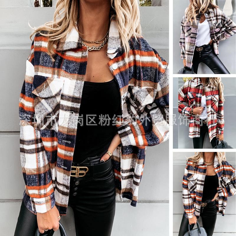 Women' Down 2022 Autumn Long Sleeve Big Pocket Loose Women' Plaid Shirt Medium Coat, Green
Women' Down 2022 Autumn Long Sleeve Big Pocket Loose Women' Plaid Shirt Medium Coat, Green