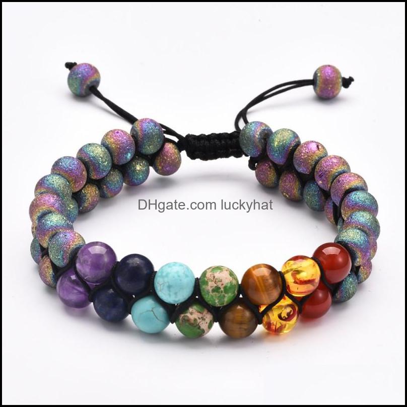 Charm Bracelets Mticolor 8Mm Stone Beaded Bracelet Double Layers Natural Volcanic Rocks Stones Yoga Braclets Jewelry Accessories M19 Dhppd
Charm Bracelets Mticolor 8Mm Stone Beaded Bracelet Double Layers Natural Volcanic Rocks Stones Yoga Braclets Jewelry Accessories M19 Dhppd