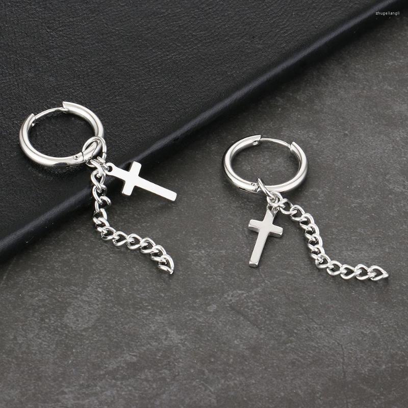 Hoop Earrings Punk Cross For Unisex Women Men Stainless Steel Earring Long Tassel Chain Earing Korean Style Jewelry Gifts
Hoop Earrings Punk Cross For Unisex Women Men Stainless Steel Earring Long Tassel Chain Earing Korean Style Jewelry Gifts