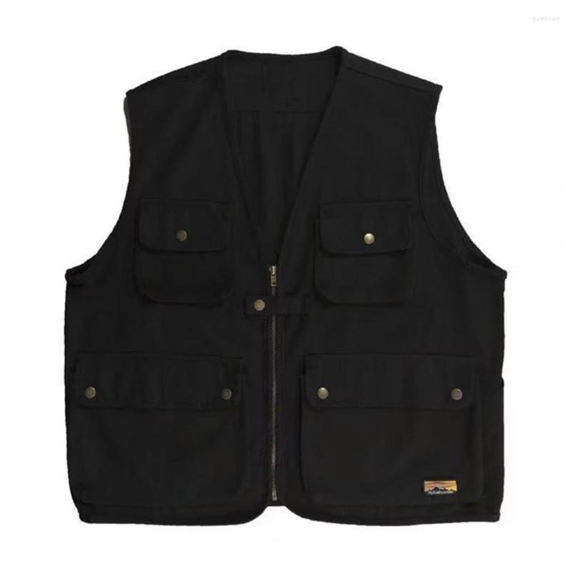 Men's Vests Male Waistcoat Multi-pocket Comfortable Outerwear Men Casual Vest Coat Shooting Jacket For Daily Wear, Black
Men's Vests Male Waistcoat Multi-pocket Comfortable Outerwear Men Casual Vest Coat Shooting Jacket For Daily Wear, Black