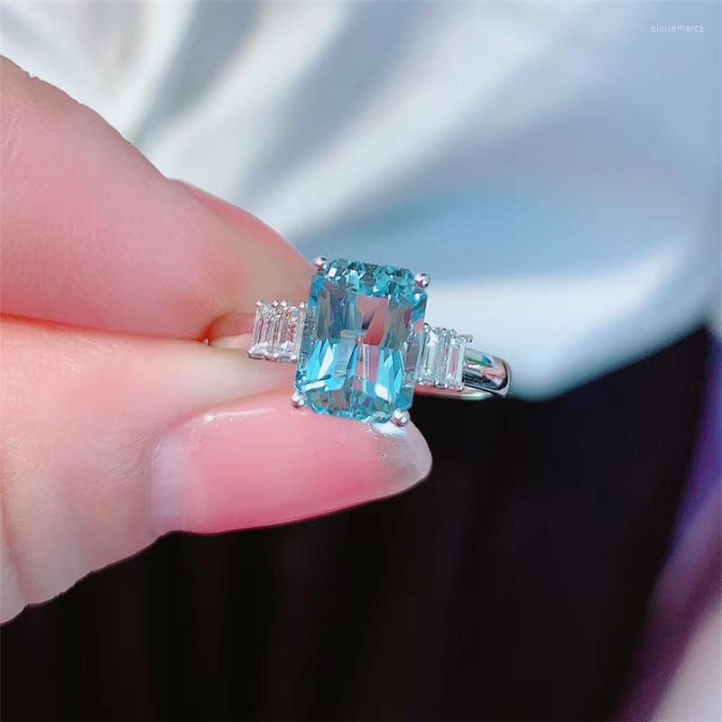 Wedding Rings Jewelry Fashion Temperament Rectangular Shallow Sea Blue Imitation Topa Stone Treasure Opening Ring Female
Wedding Rings Jewelry Fashion Temperament Rectangular Shallow Sea Blue Imitation Topa Stone Treasure Opening Ring Female