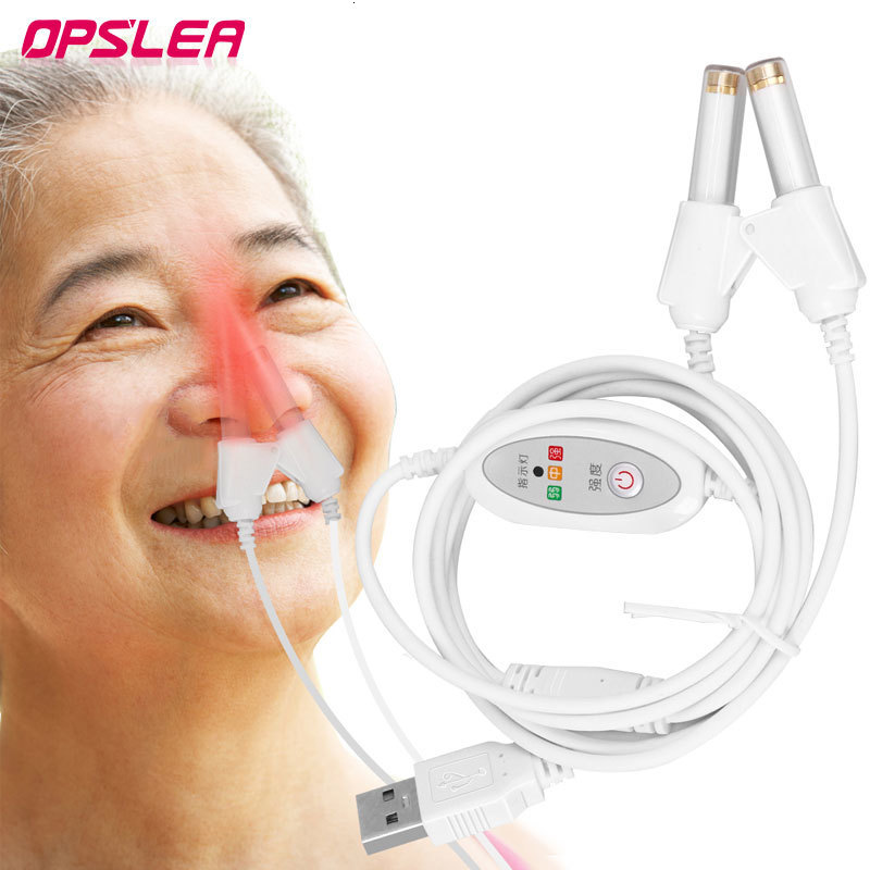 

Other Massage Items Rhinitis Sinusitis 650nm Laser Therapy Machine Nose Care Bionase Device Treatment Health Drop USB 221208