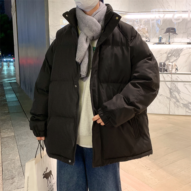 Men s Down Parkas Coat for Men the Winter Harajuku Fashion Oversize Thicken Cotton Jacket Travel Bubble Warm Cropped Puffer 221208, Klein blue 
Men s Down Parkas Coat for Men the Winter Harajuku Fashion Oversize Thicken Cotton Jacket Travel Bubble Warm Cropped Puffer 221208, Klein blue