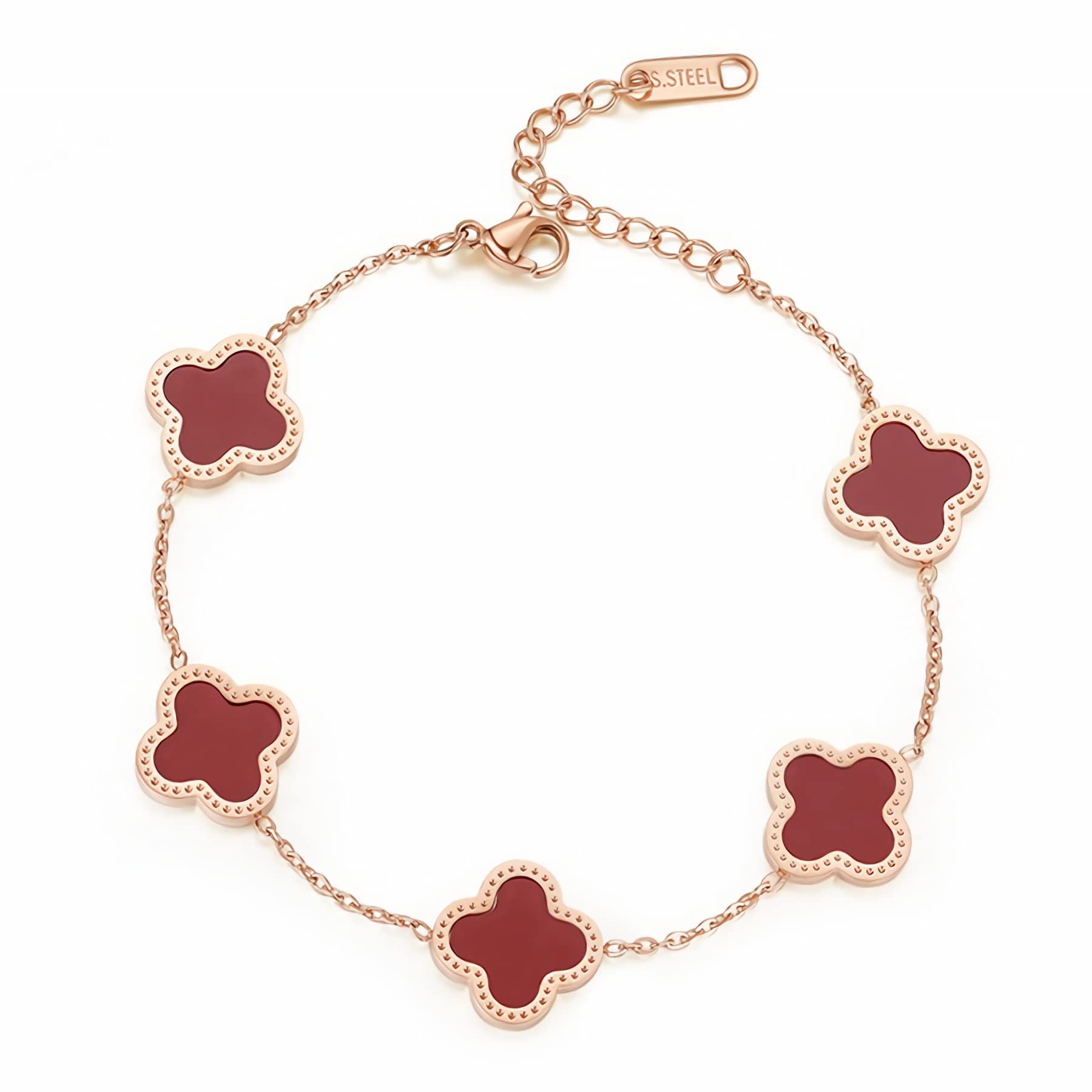 Charm Bracelets Four Leaf Clover Bracelet For Women Adjustable Fashion Gift Girls Drop Delivery Amspy
Charm Bracelets Four Leaf Clover Bracelet For Women Adjustable Fashion Gift Girls Drop Delivery Amspy