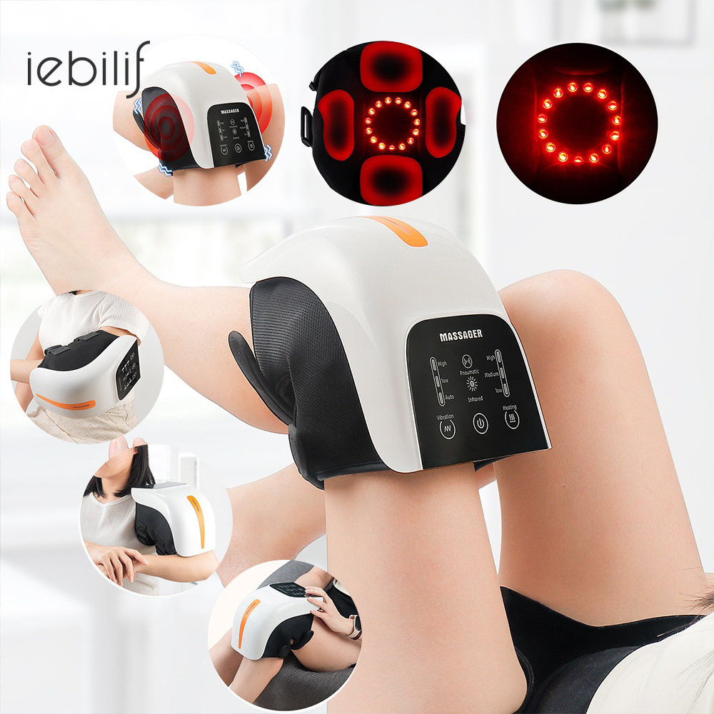 

Body Braces Supports Electric Infrared Heating Knee Massage Air Pressure Vibration Physiotherapy Instrument Rehabilitation Pain Relief 221208, With box