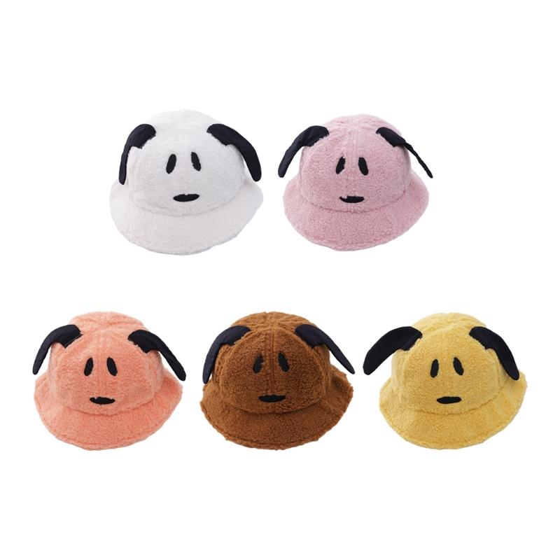 Berets Fashion Cartoon Bucket Hat Cute Baby Plush Warm Puppy Fisherman Basin Foldable Lamb Wool Leisure, White
Berets Fashion Cartoon Bucket Hat Cute Baby Plush Warm Puppy Fisherman Basin Foldable Lamb Wool Leisure, White