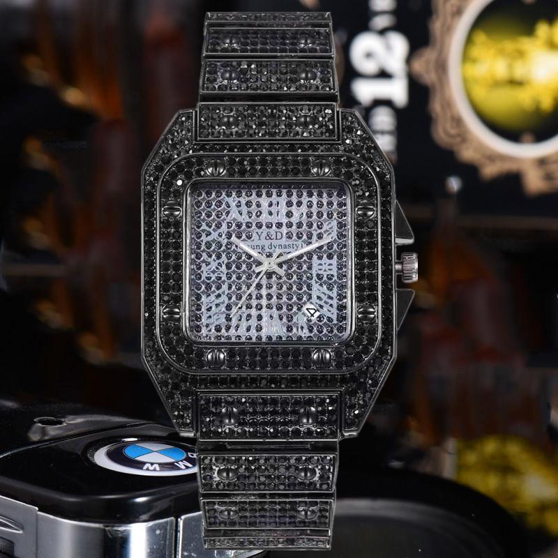 Wristwatches Watches For Men Women Luxury Hip Hop Iced Out Watch Gold Black Quartz Square Rapper Wristwatch Relogio Masculino Groomsmen Relo, Agold
Wristwatches Watches For Men Women Luxury Hip Hop Iced Out Watch Gold Black Quartz Square Rapper Wristwatch Relogio Masculino Groomsmen Relo, Agold