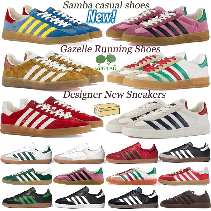 Gazelle White Green Samba Running Shoes Monogram Light Blue Pink Velvet Argentina Arsenal Wales Soccer shoe Women Mens Trainers Designer Sneakers With box, White green 36-45
Gazelle White Green Samba Running Shoes Monogram Light Blue Pink Velvet Argentina Arsenal Wales Soccer shoe Women Mens Trainers Designer Sneakers With box, White green 36-45