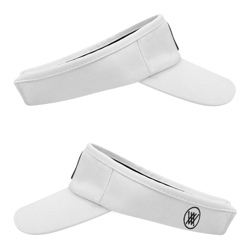 Unisex Golf Hat Dlack and White Color Empty Top Cotton Embroidery Baseball Caps Outdoor Sports Leisure Fashion Cap