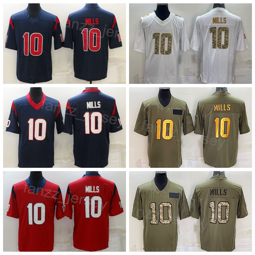 Men Football 10 Davis Mills Jersey Team Color Navy Blue Red White Army Green Olive Salute To Service Vapor Color Rush All Stitched For Sport Fans Breathable Uniform
Men Football 10 Davis Mills Jersey Team Color Navy Blue Red White Army Green Olive Salute To Service Vapor Color Rush All Stitched For Sport Fans Breathable Uniform