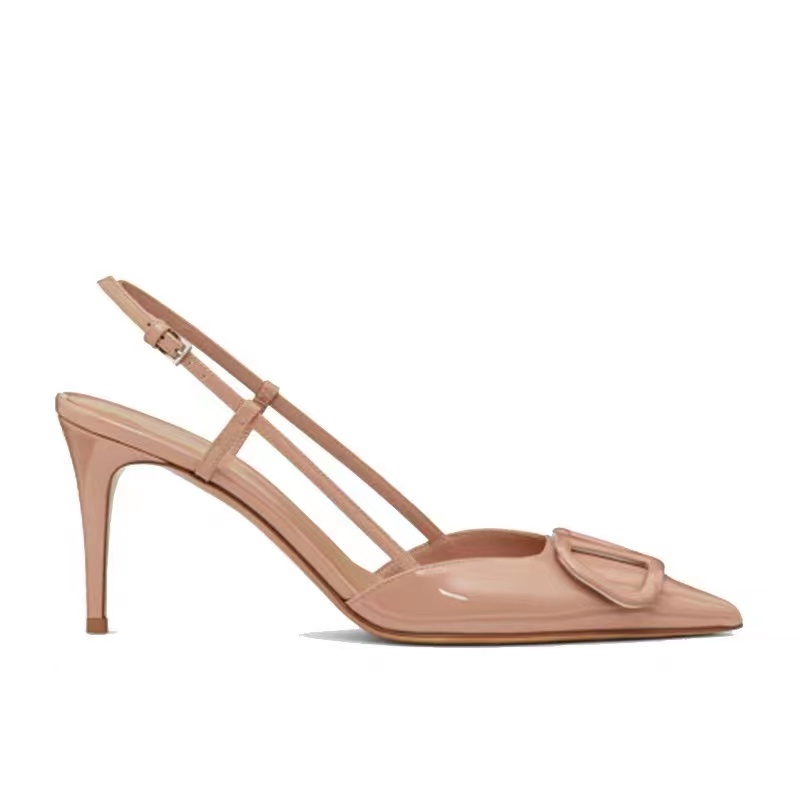 Women's Sandals Brand Designer High Heels V Metal Buckle Shoes Women Slingback Pumps Sexy Pointed Toe Stiletto Evening Party Shoes, White
Women's Sandals Brand Designer High Heels V Metal Buckle Shoes Women Slingback Pumps Sexy Pointed Toe Stiletto Evening Party Shoes, White