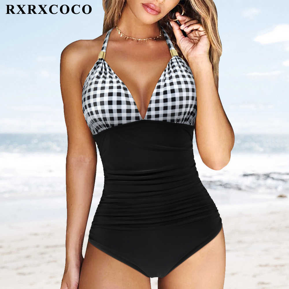 Swim Wear RXRXCOCO Women Print One Piece Swimsuit Summer Sexy Push Up Ruched Women's Beachwear High Waist Slim Backless Girl Swimwear 2022 T221208
Swim Wear RXRXCOCO Women Print One Piece Swimsuit Summer Sexy Push Up Ruched Women's Beachwear High Waist Slim Backless Girl Swimwear 2022 T221208