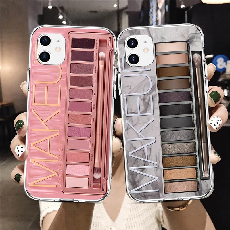 Luxury Makeup Eyeshadow Palette Phone Case For iPhone 14 13 12 mini 11 Pro Xs Max XR X 7 8 Plus SE2 Fashion Glossy Soft Silicone Cover
Luxury Makeup Eyeshadow Palette Phone Case For iPhone 14 13 12 mini 11 Pro Xs Max XR X 7 8 Plus SE2 Fashion Glossy Soft Silicone Cover