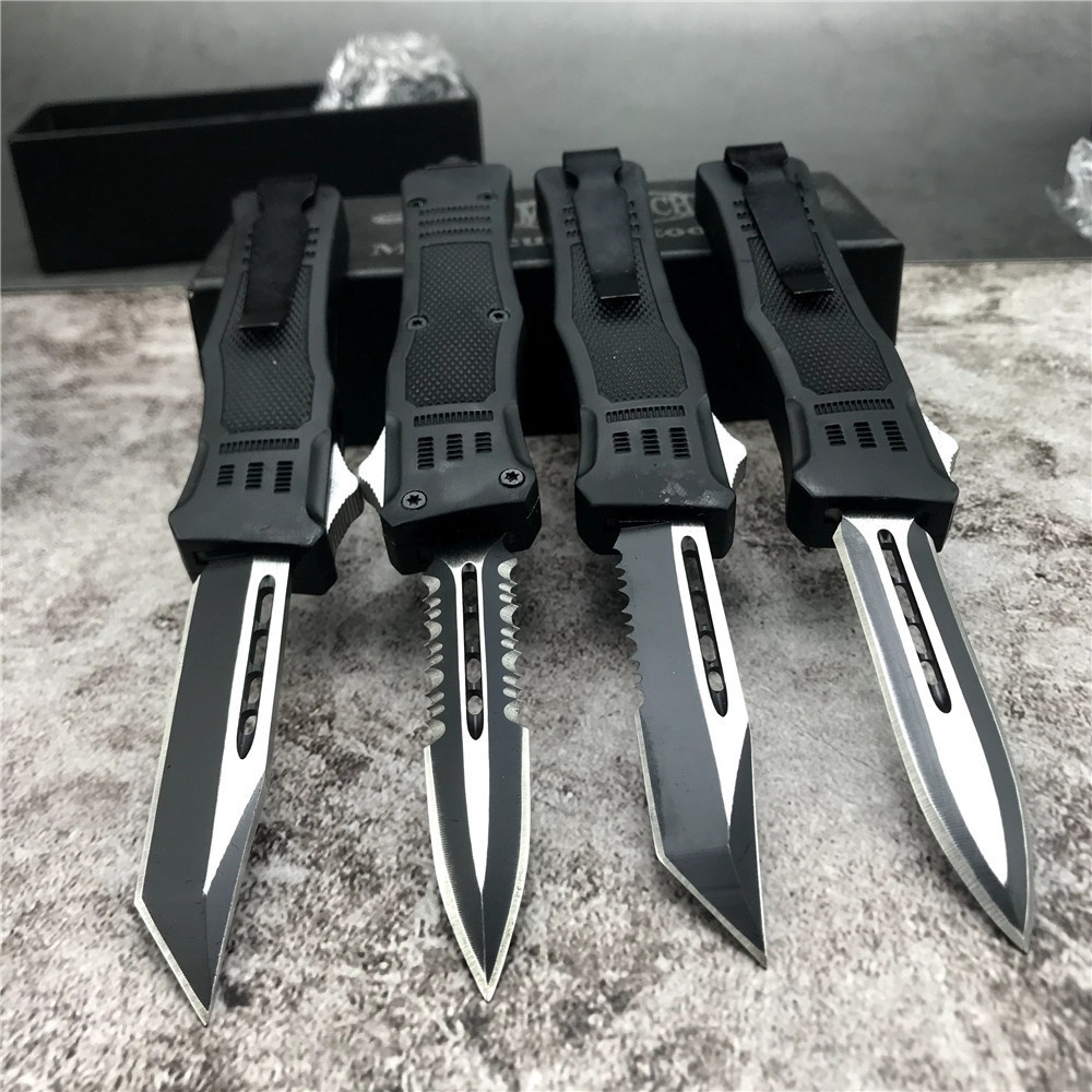Outdoor OTF Tactical Gear Spring Assist Knife Finger Actuator Tanto Blade Survival EDC Tools Assisted Opening Camping KNIVES Pocket Knives
Outdoor OTF Tactical Gear Spring Assist Knife Finger Actuator Tanto Blade Survival EDC Tools Assisted Opening Camping KNIVES Pocket Knives
