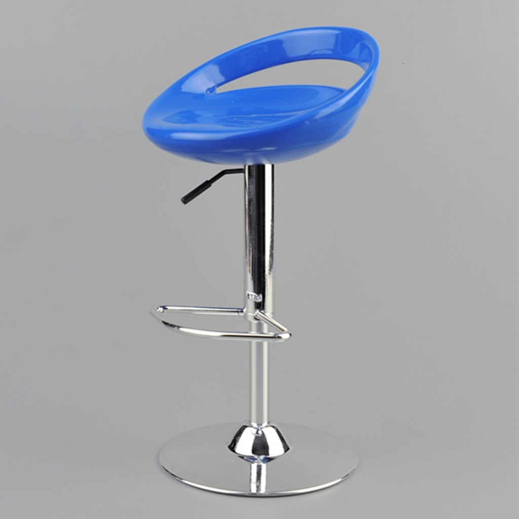 Kitchens Play Food MagiDeal 16 Scale Dollhouse Round Swivel Chair Pub Bar Stool Furniture Decor for 12 Inch Action Figure Dolls Acce Toy 6x14cm 221208