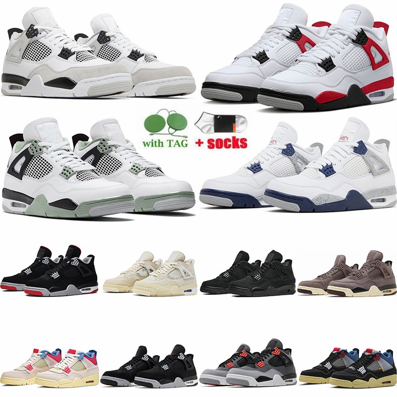 Basketball Shoes 4 4s 2023 Red Cement Military Black Cat Sail White Oreo Violet Ore Seafoam University Blue j4 Midnight Navy Mens Womens Sneakers Jordens Trainers
Basketball Shoes 4 4s 2023 Red Cement Military Black Cat Sail White Oreo Violet Ore Seafoam University Blue j4 Midnight Navy Mens Womens Sneakers Jordens Trainers