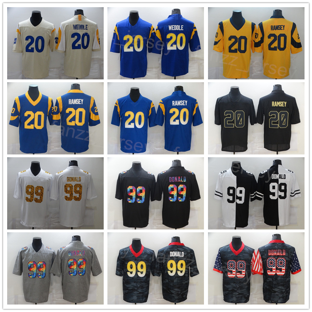 Men Football 20 Eric Weddle Jersey 99 Aaron Donald Leopard Grain Rainbow Smoke Drift Flag Hyphenation Goddess Shadow USMC Color Rush Stitched Blue White Beige Grey
Men Football 20 Eric Weddle Jersey 99 Aaron Donald Leopard Grain Rainbow Smoke Drift Flag Hyphenation Goddess Shadow USMC Color Rush Stitched Blue White Beige Grey