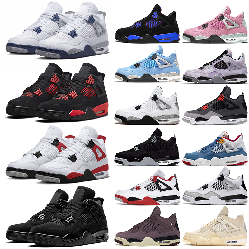 Jumpman 4 Mens Basketball Shoes 4s Red Thunder Military Black Cat Cool Grey Pure Money University Blue Wild Thing Men Womens Trainers Sports Sneakers, Midnight navy
Jumpman 4 Mens Basketball Shoes 4s Red Thunder Military Black Cat Cool Grey Pure Money University Blue Wild Thing Men Womens Trainers Sports Sneakers, Midnight navy
