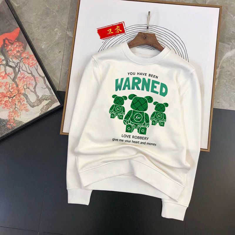 Men's Hoodies Sweatshirts High end fashion design sweater men's autumn 2022 new three printed bear round neck versatile top T221209, White
Men's Hoodies Sweatshirts High end fashion design sweater men's autumn 2022 new three printed bear round neck versatile top T221209, White