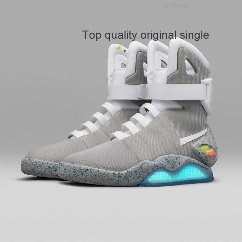 TOP Back To The Future Automatic Laces Air Mag Sneakers Marty Mcfly's Led Shoes Back To The Future Glow In Dark Gray TOP Mcflys Sneakers
TOP Back To The Future Automatic Laces Air Mag Sneakers Marty Mcfly's Led Shoes Back To The Future Glow In Dark Gray TOP Mcflys Sneakers