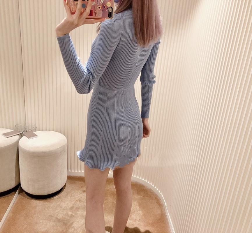 Casual Dresses Women Dress 2022 Early Autumn Lace Round Neck Waist Mermaid Slim Knitted Thin, Blue
Casual Dresses Women Dress 2022 Early Autumn Lace Round Neck Waist Mermaid Slim Knitted Thin, Blue