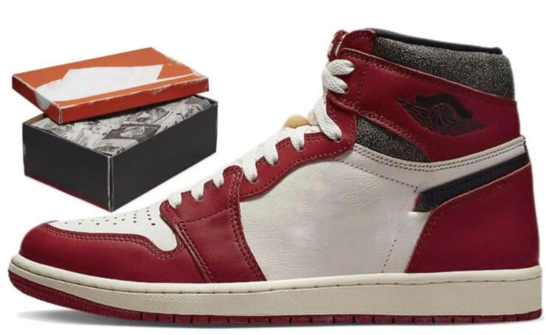 2022 Release Authentic Shoes 1 High OG Lost & Found DZ5485-612 Varsity Red/Black-Sail-Muslin Man Women Basketball Sports Sneakers With Original Box
2022 Release Authentic Shoes 1 High OG Lost & Found DZ5485-612 Varsity Red/Black-Sail-Muslin Man Women Basketball Sports Sneakers With Original Box