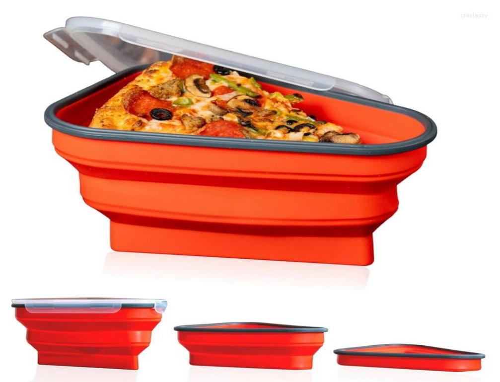 Dinnerware Sets Silicone Pizza Storage Container Reusable With 5 Serving Trays Adjustable Slice Kitchen Supplies8669854, Red
Dinnerware Sets Silicone Pizza Storage Container Reusable With 5 Serving Trays Adjustable Slice Kitchen Supplies8669854, Red