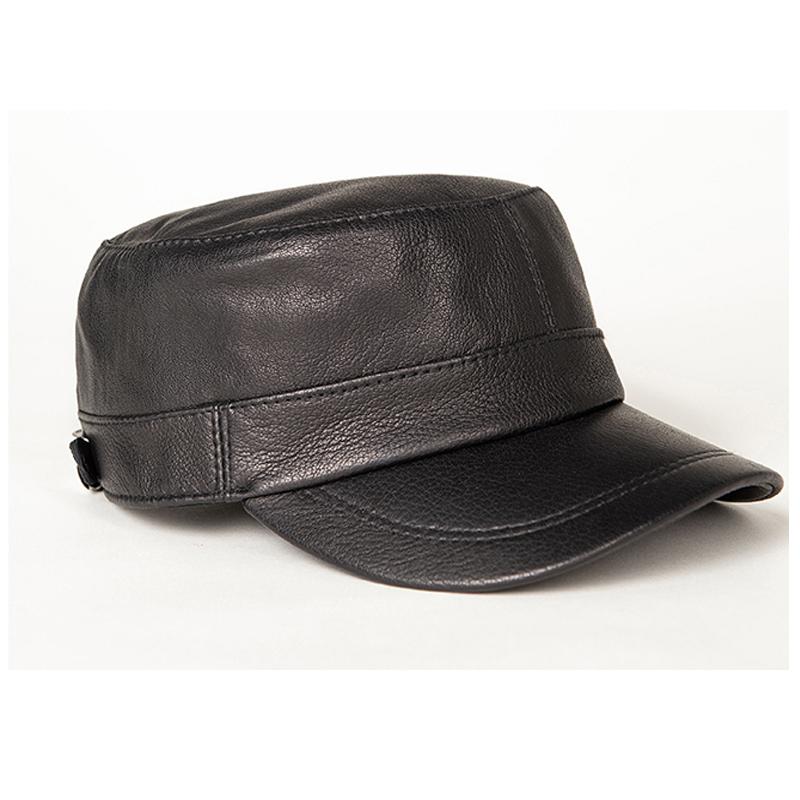 Berets Spring Casual Men Genuine Leather Baseball Caps Male Cowhide Military Belt Warm 56-60 Adjustable Sprot Flight Hats, Black
Berets Spring Casual Men Genuine Leather Baseball Caps Male Cowhide Military Belt Warm 56-60 Adjustable Sprot Flight Hats, Black