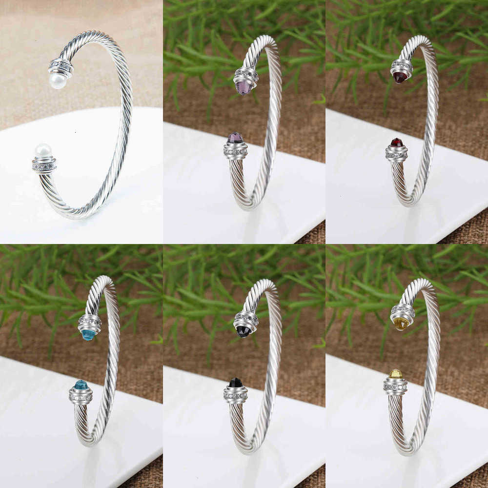 Bangle Bracelet Designer Fashion Jewelry Braided Bracelets Pearl Charm Twisted Wire Cable Women Men 18K Gold Plating Copper Imitation Jewelrys 5mm
Bangle Bracelet Designer Fashion Jewelry Braided Bracelets Pearl Charm Twisted Wire Cable Women Men 18K Gold Plating Copper Imitation Jewelrys 5mm