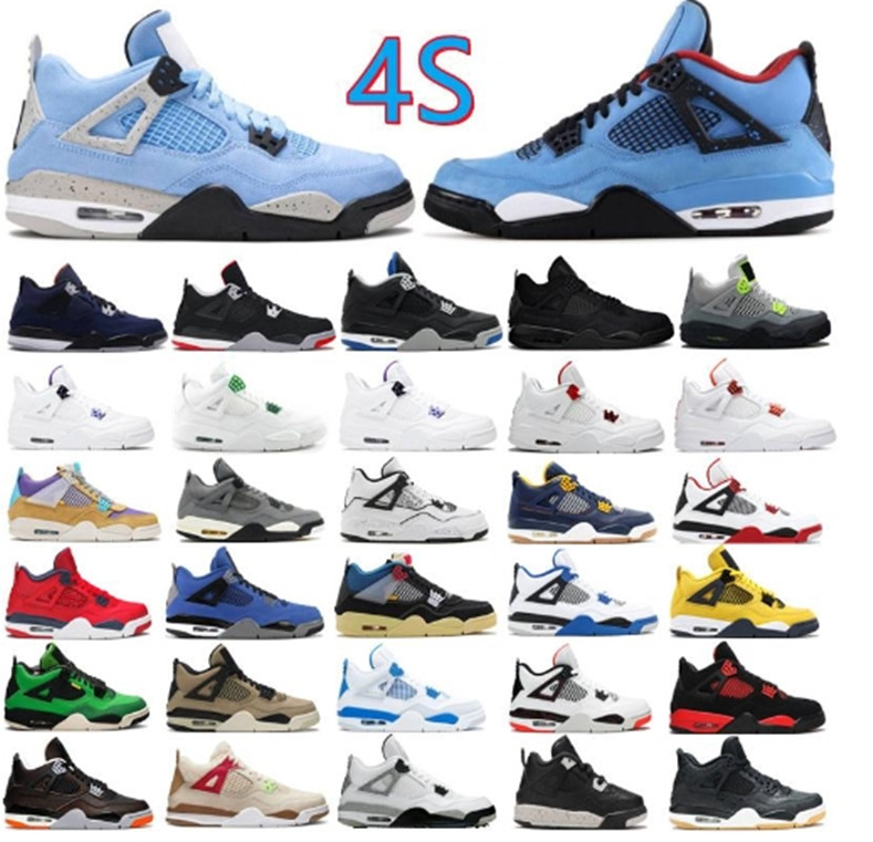 Retro jordens 4 basketball shoes for men women 4s Jumpman 4 Military Black Thunder White Oreo Cactus Jack Blue University Infrared Cool Grey mens sports sneakers, 22
Retro jordens 4 basketball shoes for men women 4s Jumpman 4 Military Black Thunder White Oreo Cactus Jack Blue University Infrared Cool Grey mens sports sneakers, 22