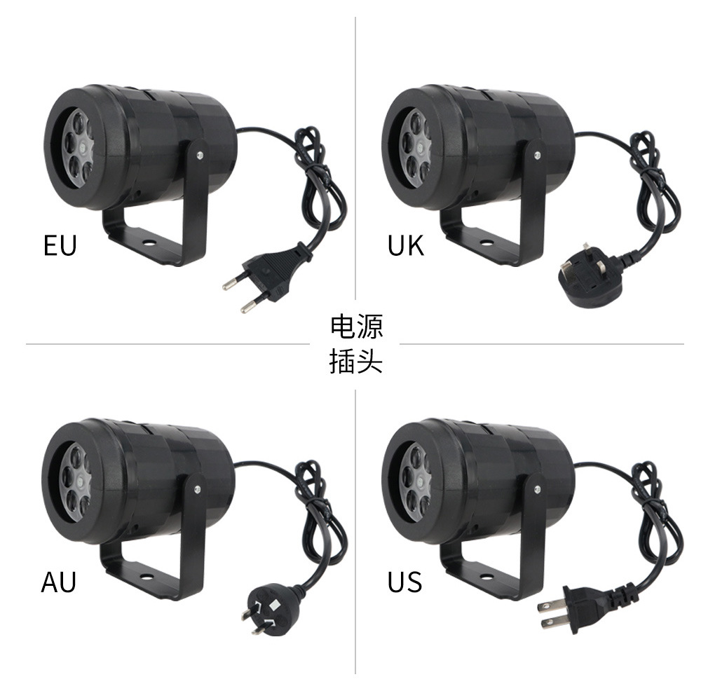 LED Stage Lights Christmas Laser Projector Lamp 16 Pictures Pattern Holiday DJ Disco Light For Home Christmas Decoration