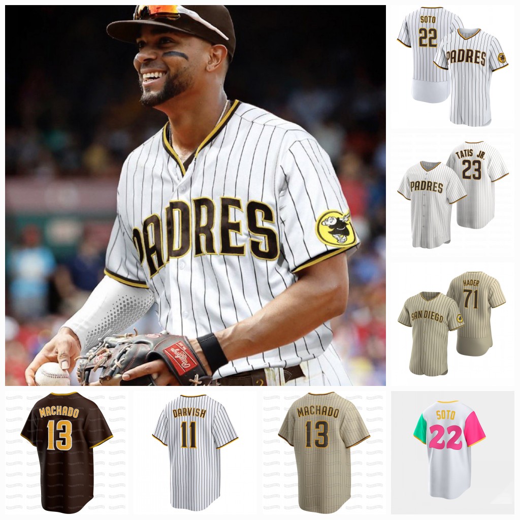 2 Xander Bogaerts Juan Soto 2023 padres Jersey Fernando Tatis Jr. Manny Machado Joe Musgrove Jake Cronenworth Yu Darvish Kim Jorge Alfaro Josh Hader, Brown strips womens s-2xl
2 Xander Bogaerts Juan Soto 2023 padres Jersey Fernando Tatis Jr. Manny Machado Joe Musgrove Jake Cronenworth Yu Darvish Kim Jorge Alfaro Josh Hader, Brown strips womens s-2xl