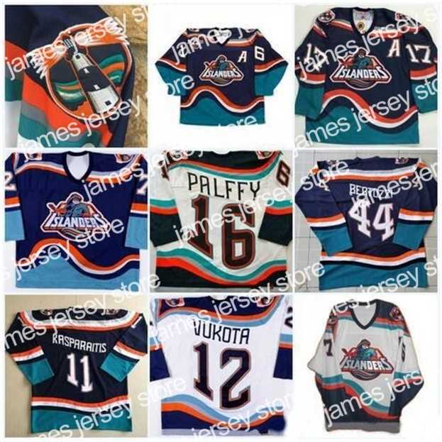 College Hockey Wears Nik1 Retro Hockey Jersey 16 Ziggy Palffy Fisherman Darius Kasparaitis JohnTavares Korolev Brent Severyn Berard Vintage Hockey, Blue
College Hockey Wears Nik1 Retro Hockey Jersey 16 Ziggy Palffy Fisherman Darius Kasparaitis JohnTavares Korolev Brent Severyn Berard Vintage Hockey, Blue