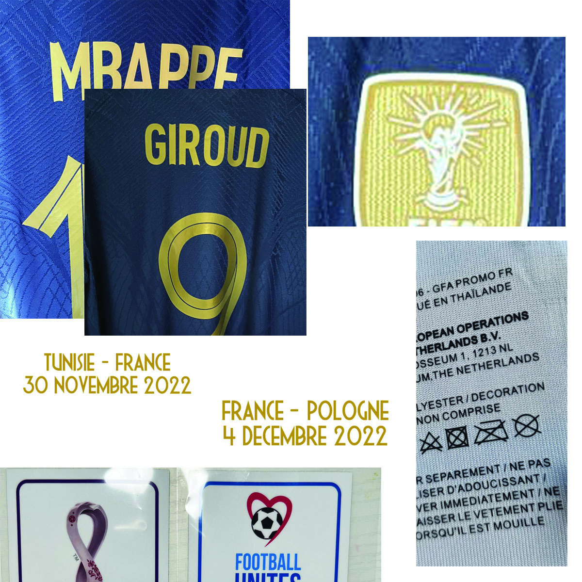 Home Textile 2022 Match Worn Player Issue Dembele Rabiot BENZEMA GIROUD GIREZMANN Soccer Patch Badge, #11 dembele
Home Textile 2022 Match Worn Player Issue Dembele Rabiot BENZEMA GIROUD GIREZMANN Soccer Patch Badge, #11 dembele