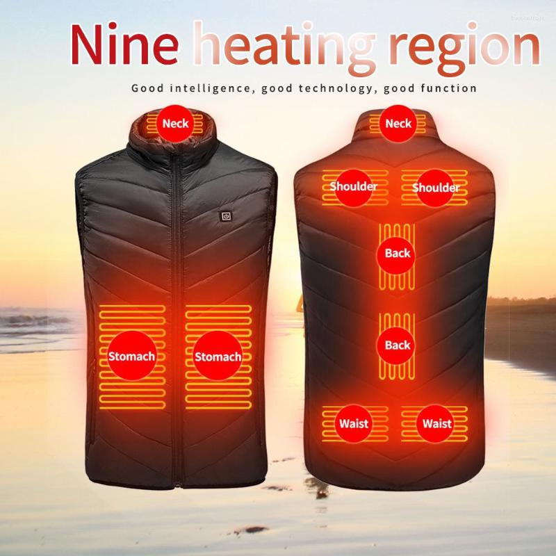 Men' Vests Men Winter Heated Jacket Vest 9 Area Smart Thermostat Waistcoat Outdoor Camping Clothing Waterproof Warm Jackets, 2 areas heated blue
Men' Vests Men Winter Heated Jacket Vest 9 Area Smart Thermostat Waistcoat Outdoor Camping Clothing Waterproof Warm Jackets, 2 areas heated blue